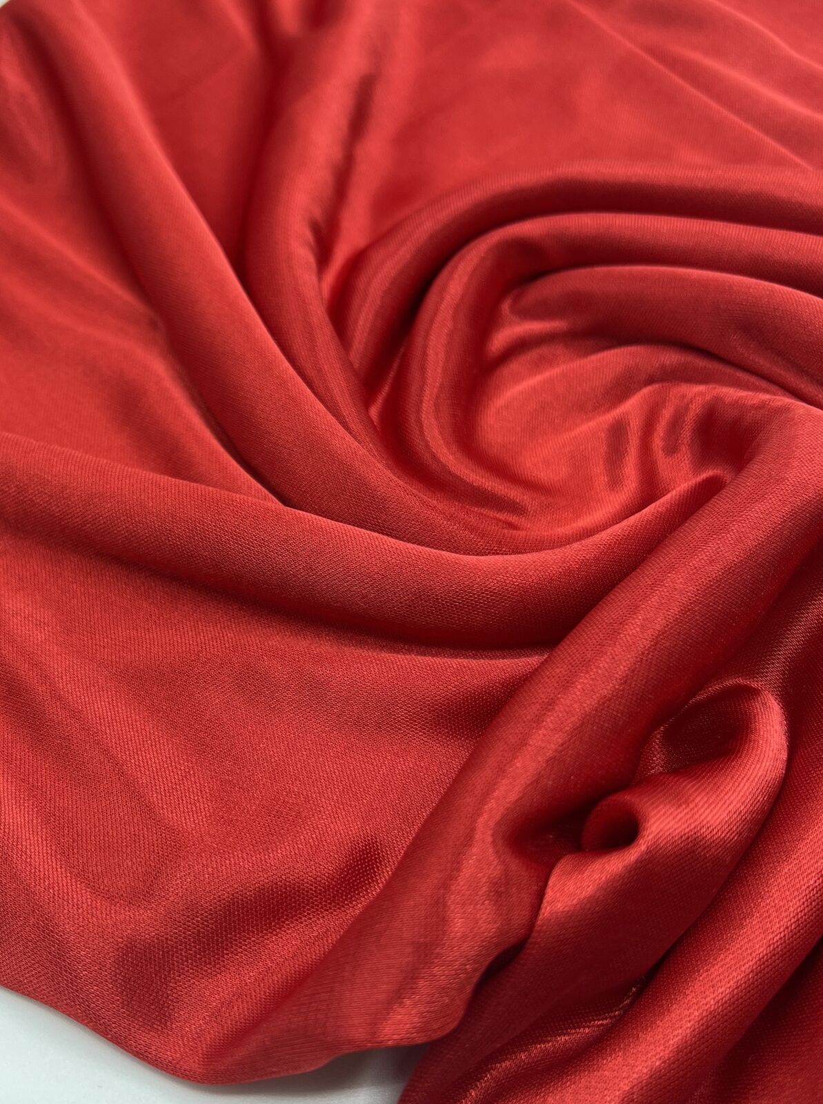 Red Satin Dress Craft Fabric - T9 Fabrics